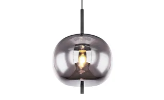 hanglamp - Blacky - glas smoke glas - Ø 30cm - E27 - 15345H1 de Globo en Noir – photo produit 3 sur 3