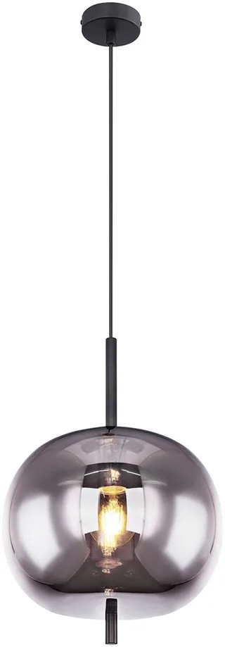 hanglamp - Blacky - glas smoke glas - Ø 30cm - E27 - 15345H1 de Globo en Noir – photo produit 1 sur 3