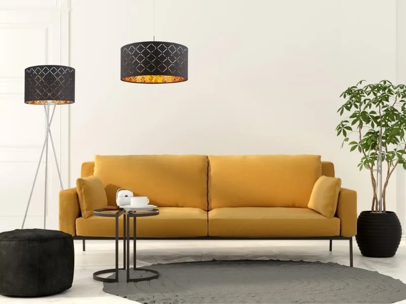 hanglamp - Clarke - metaal - Ø 40cm - E27 - 15229H von Globo in Schwarz – Produktfoto