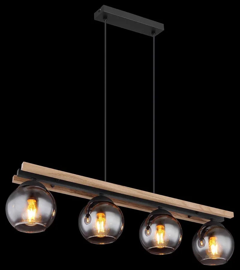 Lighting Pendelleuchte von Globo in Schwarz – Produktfoto 1 von 2