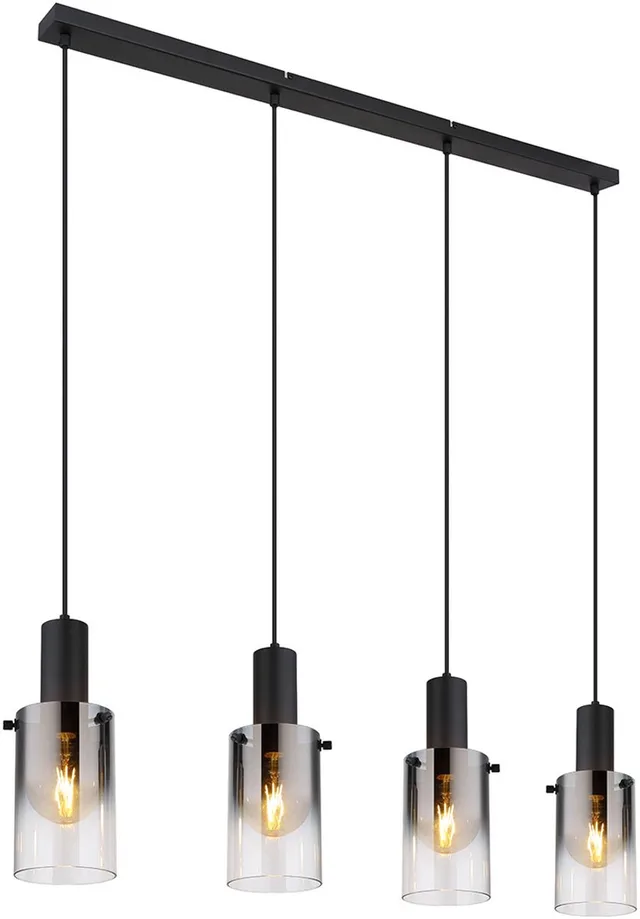 hanglamp - Florentina - glas - grote eettafellamp - E27 - 15907-4H