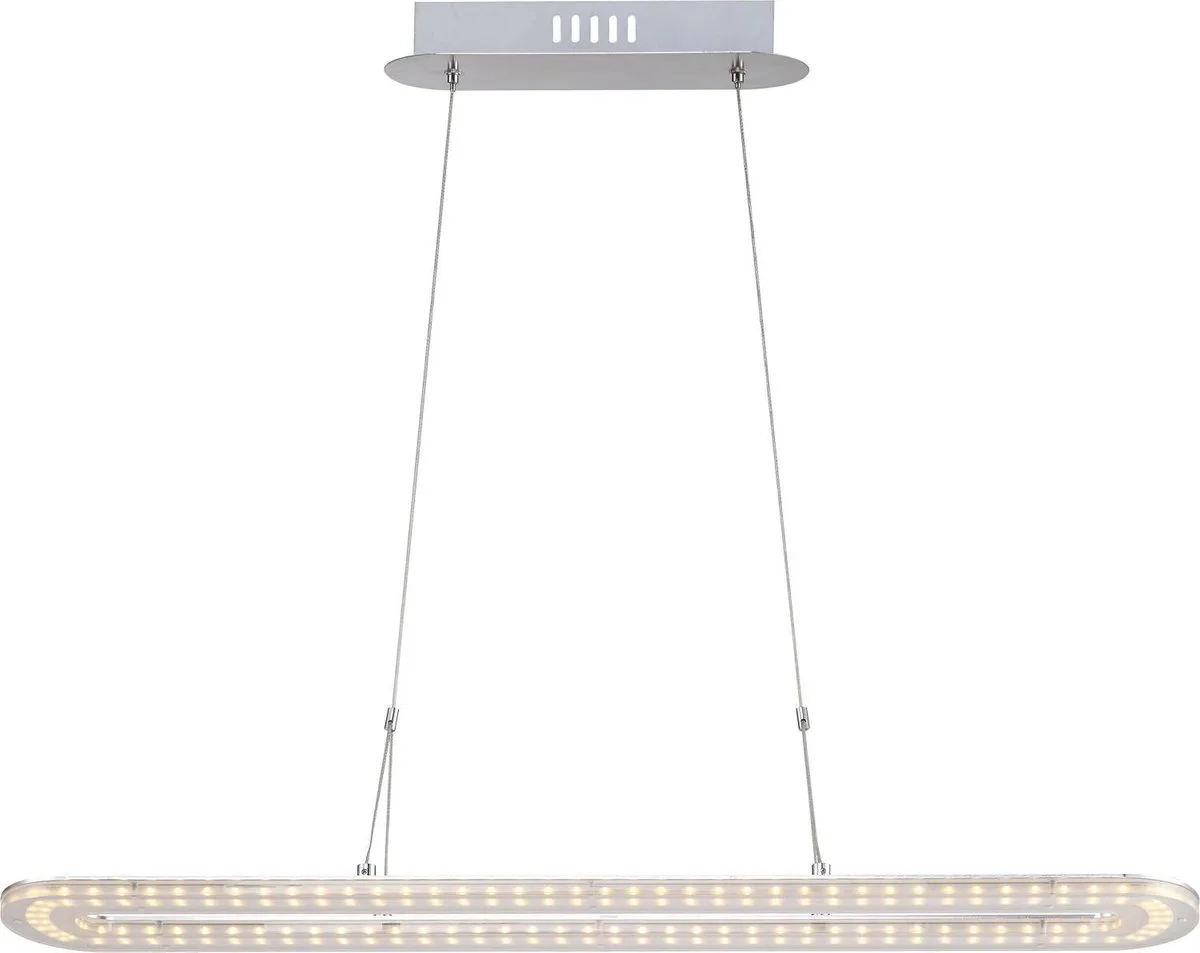 Hanglamp Globo Areg LED - Chroom/Nikkel mat von Globo in Chrom – Produktfoto
