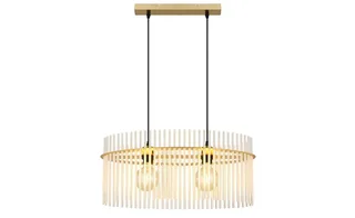 hanglamp - GORLEY - glas - grote eettafellamp - E27 - 15698H3M de Globo en Or – photo produit 3 sur 3