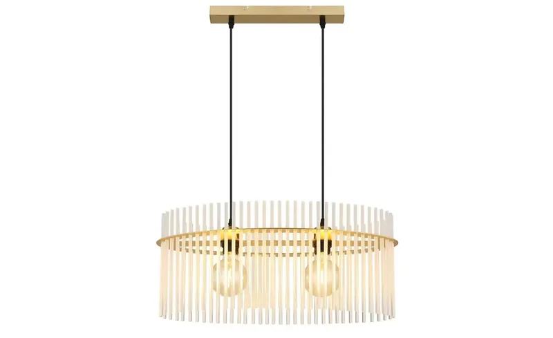 hanglamp - GORLEY - glas - grote eettafellamp - E27 - 15698H3M de Globo en Or – photo produit 3 sur 3