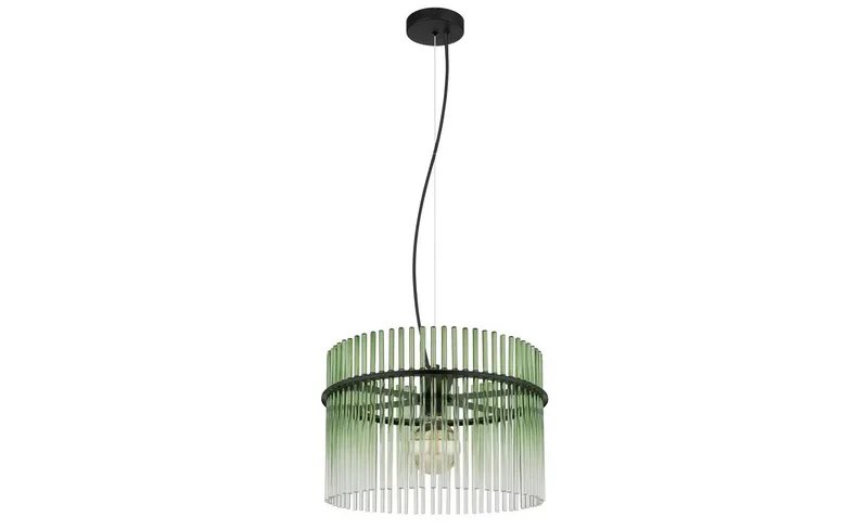 Hanglamp - GORLEY - glas - Ø 40cm - E27 - 15698HG de Globo en Vert – photo produit 3 sur 3