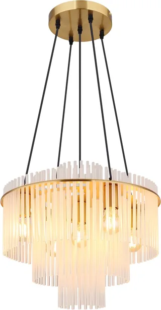 Hanglamp - GORLEY - glas - Ø 50cm - E27 - 15698H1M de Globo en Or – photo produit 1 sur 3