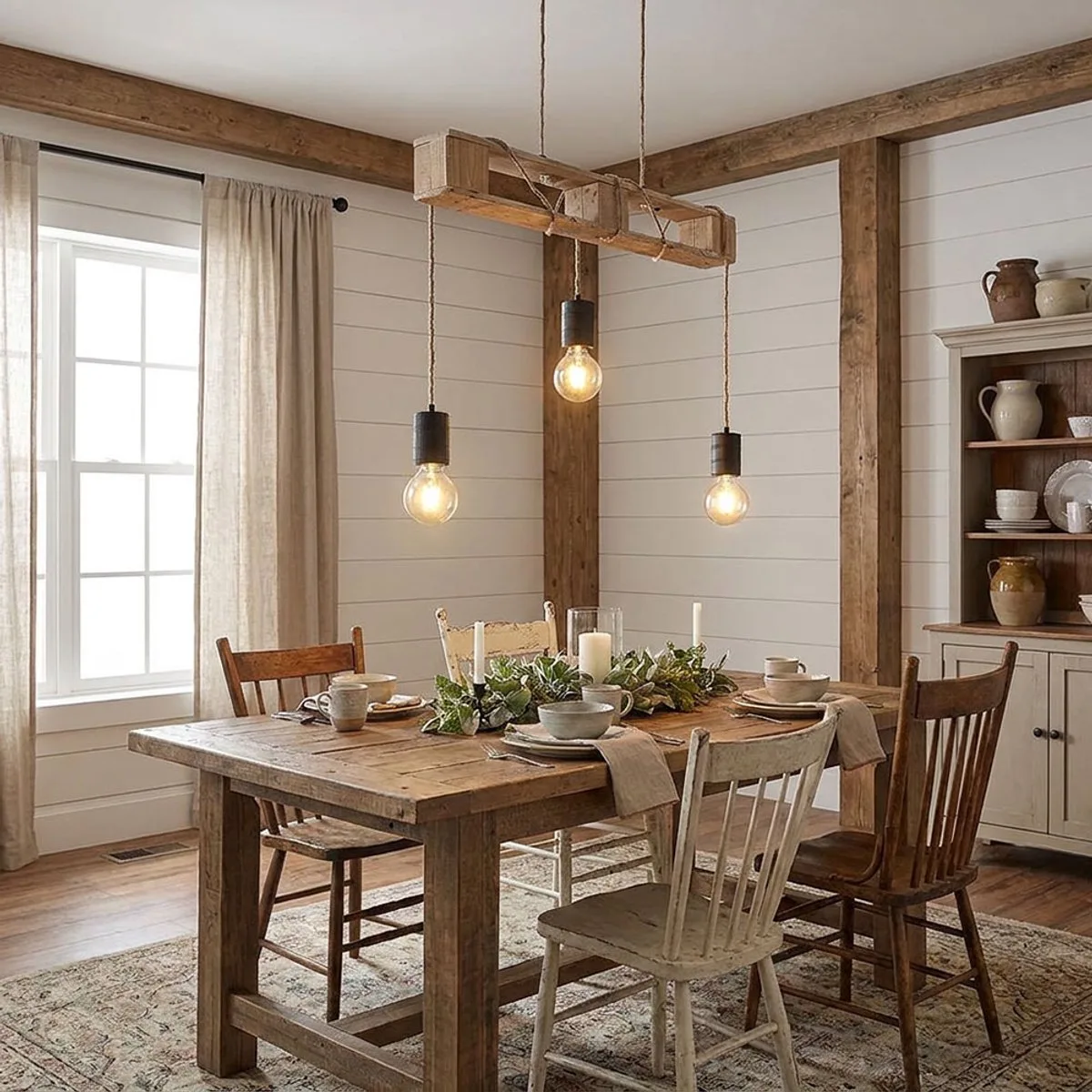 Hanglamp Hanglamp eetkamer in hoogte verstelbaar metaal H 120 cm fra Globo i Sort – produktbillede