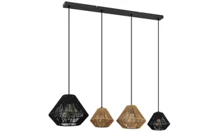 hanglamp - Houdini - metaal - grote eettafellamp - E27 - 15694-4H de Globo en Noir – photo produit 3 sur 3