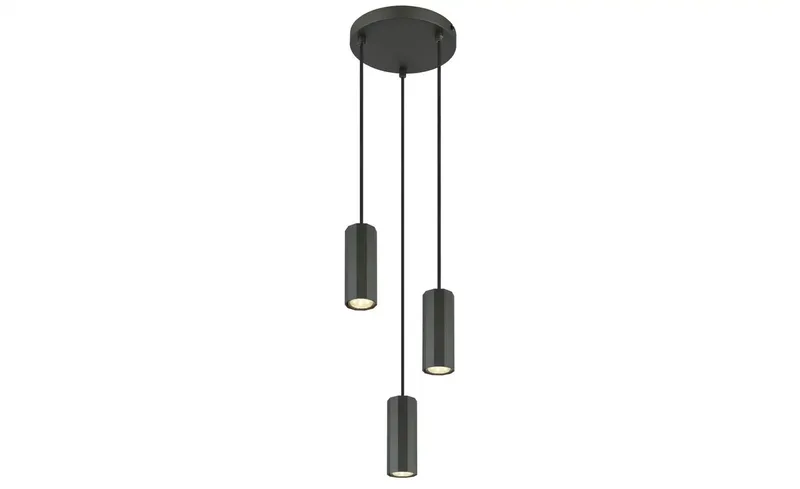 Hanglamp JAMES 6.0 cm 3-lichts Mat fra Globo i Grå – produktbillede 2 af 3