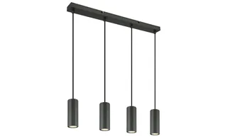 Hanglamp JAMES 6.0 cm 4-lichts Mat van Globo in Grijs – productfoto 2 van 3