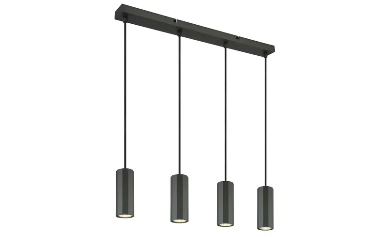 Hanglamp JAMES 6.0 cm 4-lichts Mat van Globo in Grijs – productfoto 2 van 3