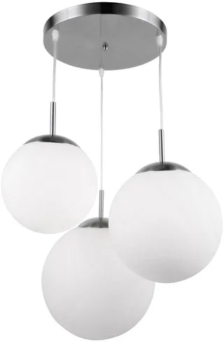 hanglamp - Joel - glas - Ø 52cm - E27 - 1581-3 fra Globo i Nikkel – produktbillede 1 af 2