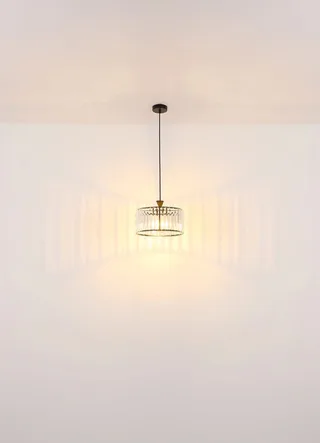 hanglamp - JORDANA - glas - Ø 31cm - E27 - 15742H by Globo in Black – product photo 1 of 3