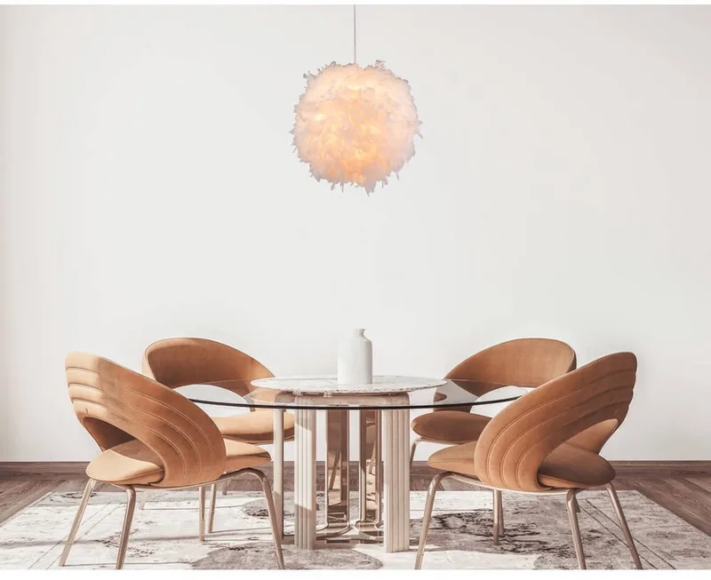 hanglamp - Katunga - kunststof - Ø 60cm - E27 - 15058 by Globo in White – product photo