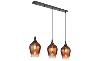 hanglamp - LAVUS - glas - grote eettafellamp - E27 - 155520-3HC de Globo en Rouge – photo produit 3 sur 3