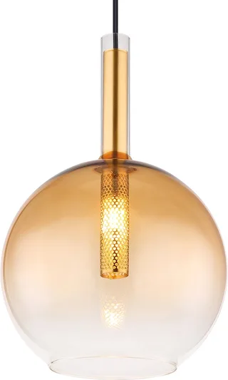 Lighting Hängeleuchte von Globo in Amberkleurig – Produktfoto 1 von 3