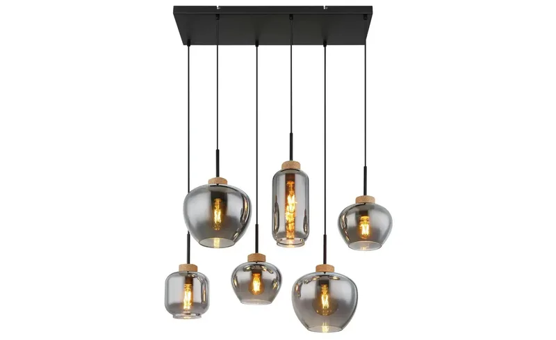 Lighting Hängeleuchte von Globo in Schwarz – Produktfoto 2 von 3