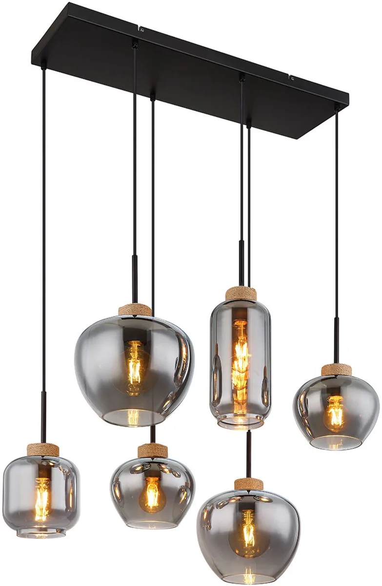 Lighting Hängeleuchte von Globo in Schwarz – Produktfoto 1 von 3