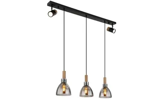 hanglamp - Mattea - metaal - grote eettafellamp - LED_E27 - 15550-3H by Globo in Black – product photo 3 of 3