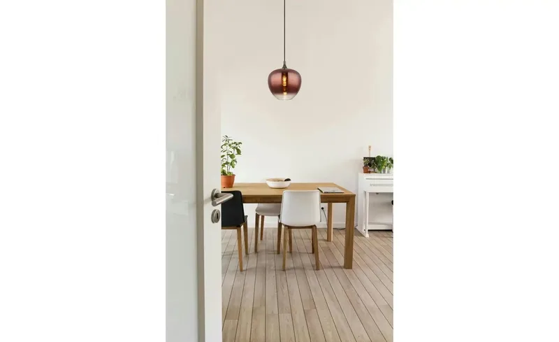 hanglamp - MAXY - glas - Ø 29cm - E27 - 15548H1G de Globo en Rouge – photo produit 3 sur 3