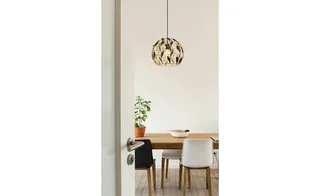 hanglamp - MIKA - metaal - Ø 40cm - E27 - 15759H de Globo en Noir – photo produit 3 sur 3