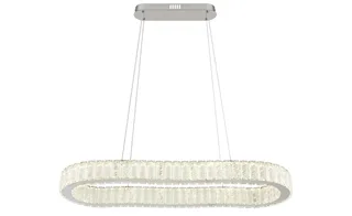 hanglamp - Mucky - metaal - grote eettafellamp - LED - 67162-58 de Globo en Chrome – photo produit 2 sur 3