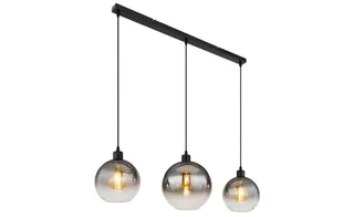 Hanglamp NEWCASTLE 95.0 cm 3-lichts Smoked van Globo in Zwart – productfoto 3 van 3
