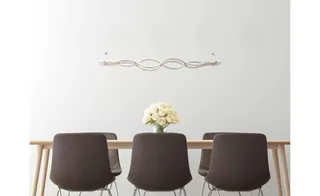 hanglamp - Pilla - metaal - grote eettafellamp - LED - 67109-30 by Globo in Chrome – product photo 2 of 3