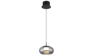 hanglamp - QUINTARA - glas - Ø 20cm - LED - 15744H by Globo in Black – product photo 3 of 3