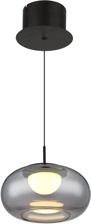 hanglamp - QUINTARA - glas - Ø 20cm - LED - 15744H by Globo in Black – product photo 1 of 3