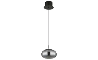 hanglamp - QUINTARA - glas - Ø 20cm - LED - 15744H by Globo in Black – product photo 2 of 3