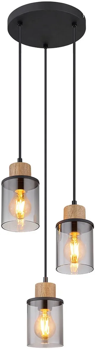 Lighting Pendelleuchte von Globo in Schwarz – Produktfoto 1 von 3