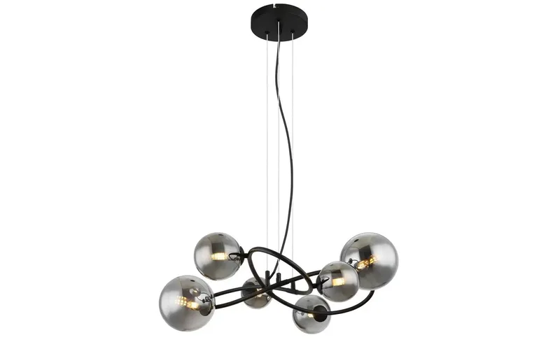 Lighting Pendelleuchte von Globo in Schwarz – Produktfoto 2 von 3