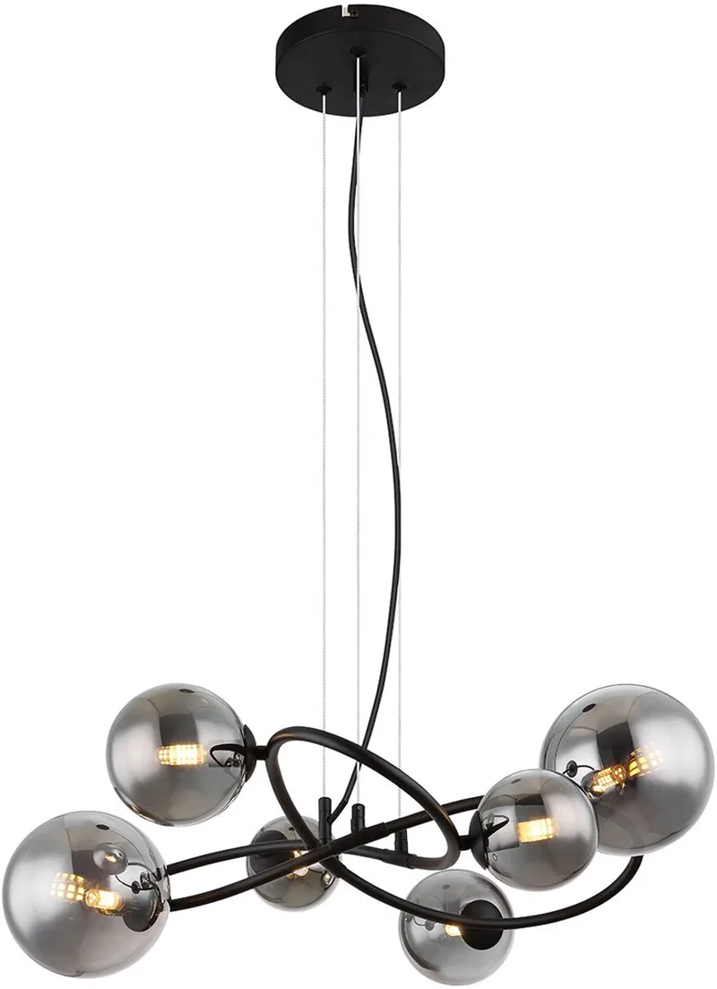 Lighting Pendelleuchte von Globo in Schwarz – Produktfoto 1 von 3