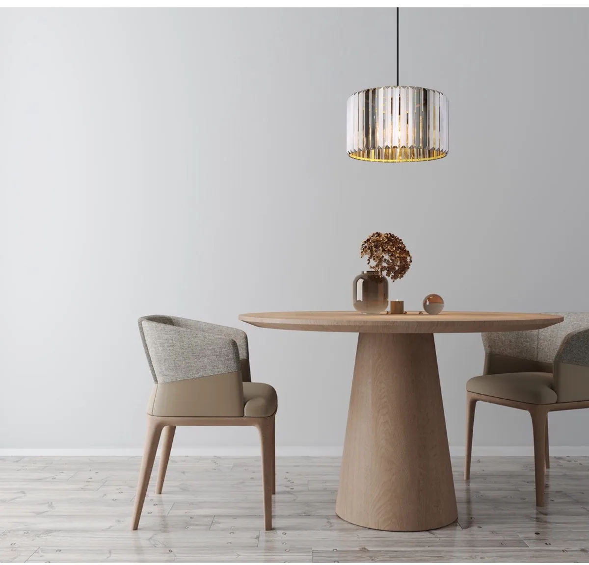 Hanglamp Run Ø 35cm - 30229146 van Globo in Hout – productfoto