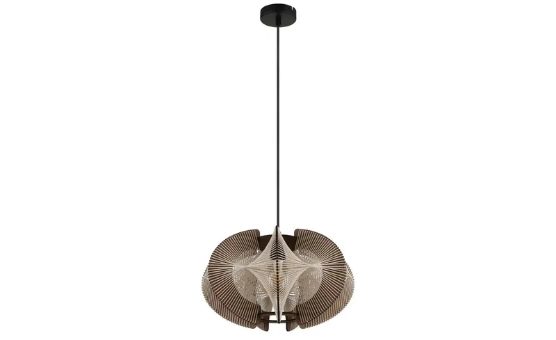 hanglamp - SAKURA - jute - Ø 44cm - E27 - 30534446 de Globo en Naturel – photo produit 2 sur 3