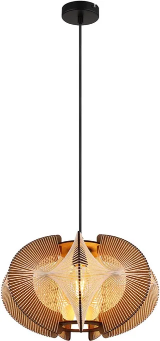 hanglamp - SAKURA - jute - Ø 44cm - E27 - 30534446 de Globo en Naturel – photo produit 1 sur 3