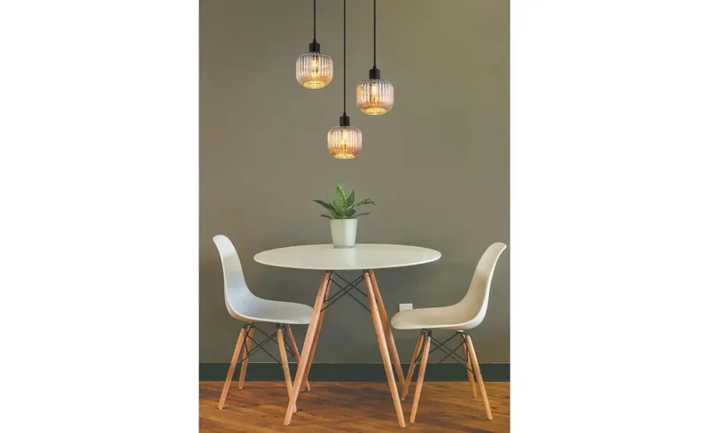 hanglamp - TOM - glas - Ø 42cm - E14 - 30509308 från Globo i Svart – produktbild 3 av 3