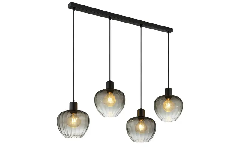 hanglamp - TOY - glas - grote eettafellamp - E27 - 30140408 de Globo en Noir – photo produit 3 sur 3