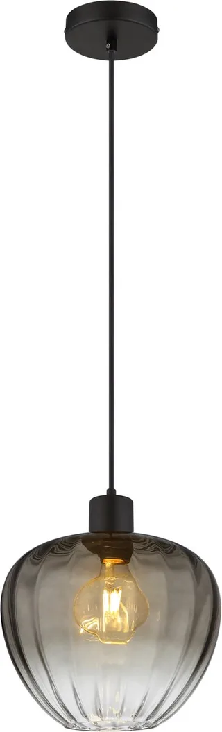 hanglamp - TOY - glas - Ø 29cm - E27 - 30150108 fra Globo i Sort – produktbillede 1 af 3