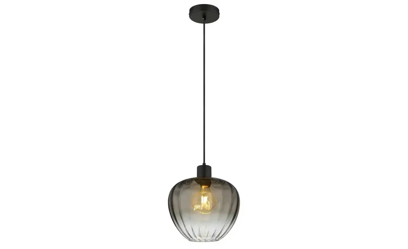hanglamp - TOY - glas - Ø 29cm - E27 - 30150108 fra Globo i Sort – produktbillede 3 af 3