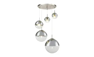 hanglamp - Varus - glas - Ø 65cm - E27 - 15851-5 by Globo in Nikkel – product photo 3 of 3