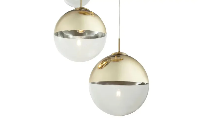hanglamp - Varus - glas - Ø 65cm - E27 - 15855-5 fra Globo i Guld – produktbillede 2 af 3