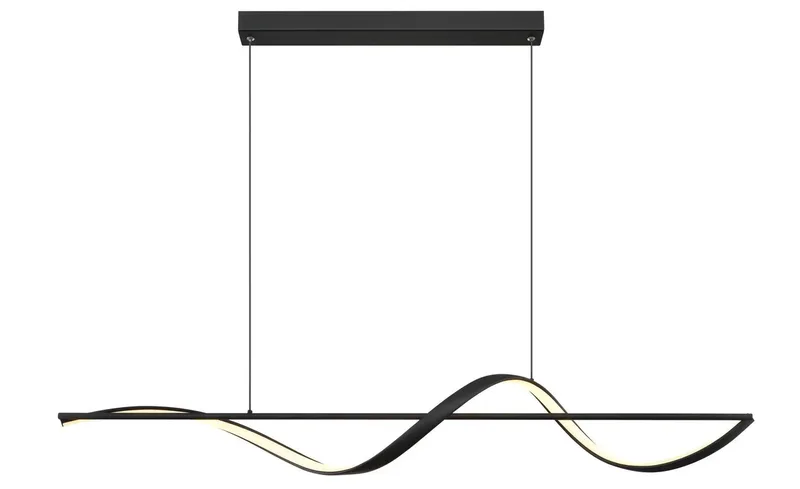 hanglamp - Violino - metaal - grote eettafellamp - LED - 67207-24 de Globo en Noir – photo produit 3 sur 3
