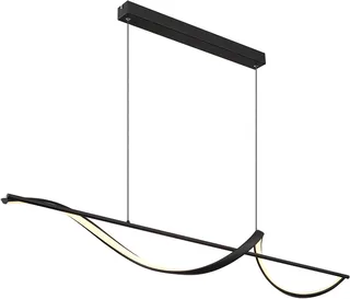 hanglamp - Violino - metaal - grote eettafellamp - LED - 67207-24 de Globo en Noir – photo produit 1 sur 3