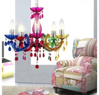 Kroonluchter Globo Cuimbra II - Acryldecoratie kristallen de Globo en Multicolore – photo produit 2 sur 5