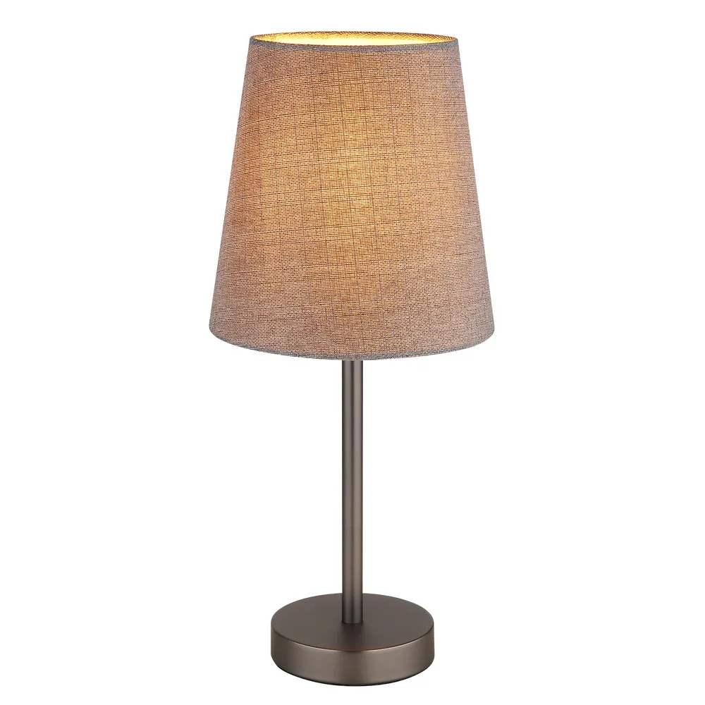Lampe De Table Joris Bronze À Fusil - 50100108 de Globo en Gris – photo produit