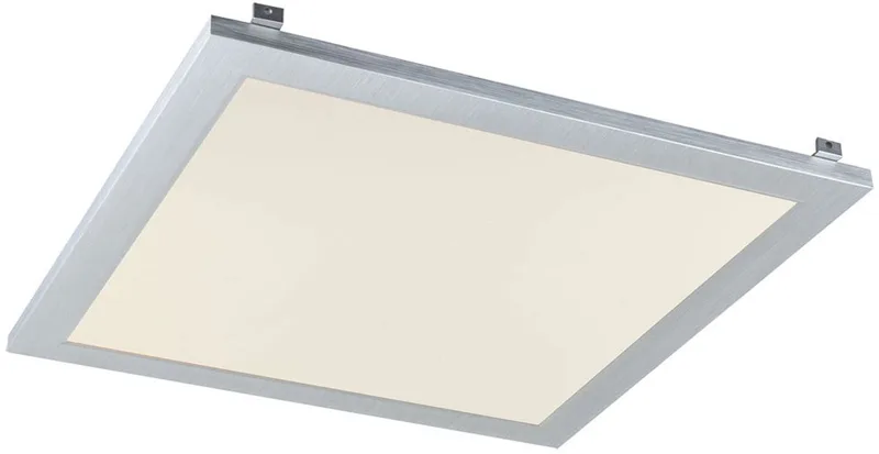 LED 18 watt plafondlamp verlichting hoekige lamp aluminium frame licht Globo 41811 de Globo en Blanc – photo produit