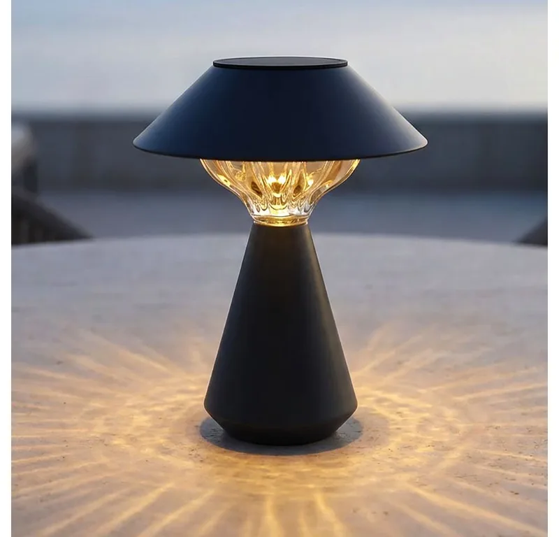 LED Außen-Tischleuchte, LED-Leuchtmittel fest verbaut, Warmweiß, Solarlampe Außenleuchte Tischlampe LED Gartenlampe Tischleuchte de Globo – photo produit