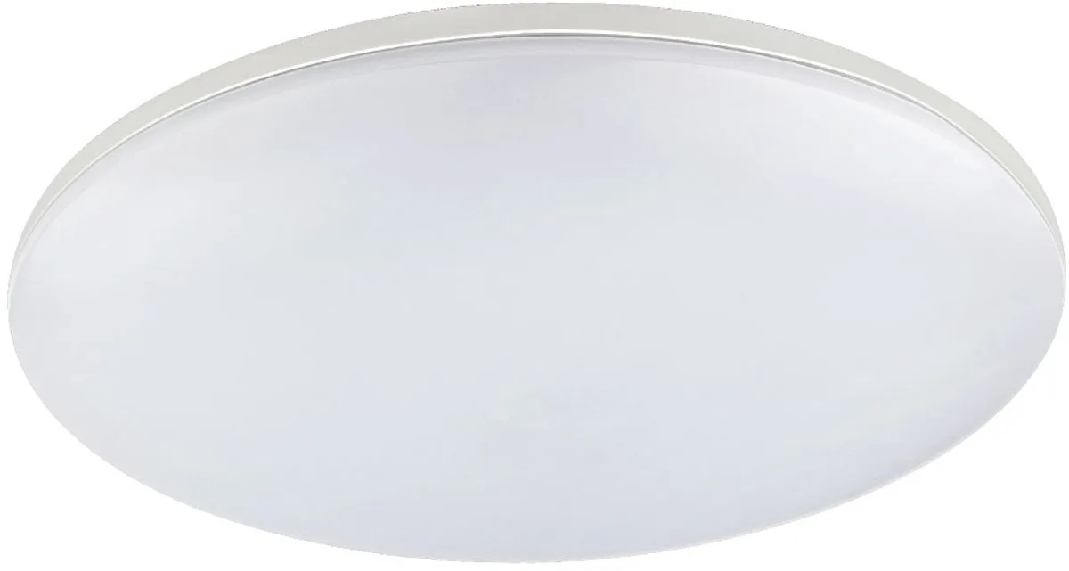 LED buiten plafondlamp tuin balkonlamp terrasverlichting rond zilver 33435-24 van Globo in Wit – productfoto
